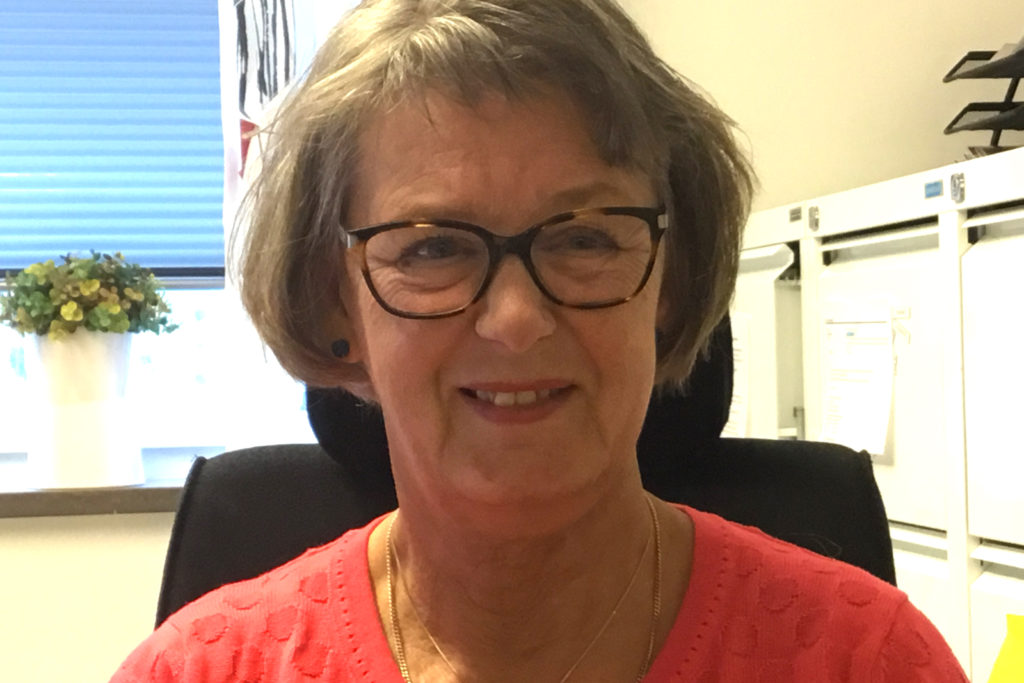 Porträtt på skolsköterskan