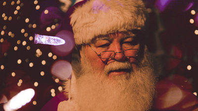Foto på jultomten