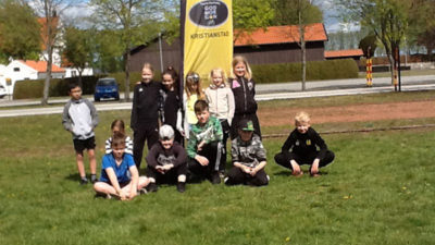 Elever som deltagit i Rynkebyloppet.