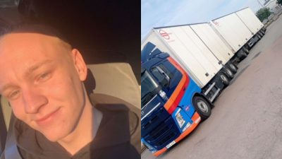 Isak och hans lastbil.